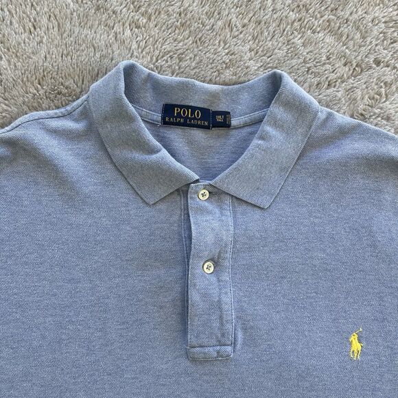 Polo Ralph Lauren Men’s Polo Shirt Short Sleeve 3XLT Tall Blue Green Lot of Two - Picture 3 of 11